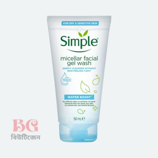Simple Water Boost Micellar Facial Gel Wash 150ml