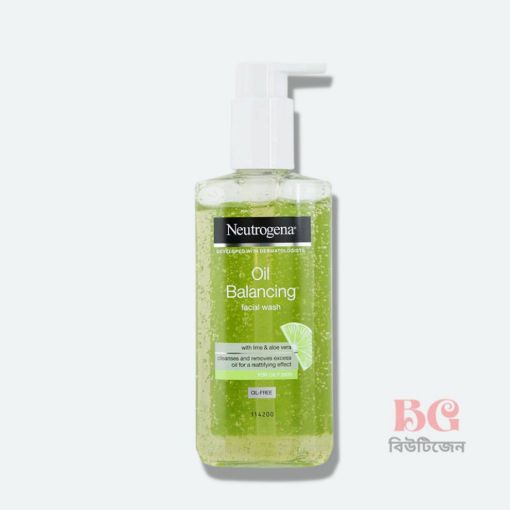 Neutrogena Oil Balancing Facial Wash With Lime 200ml