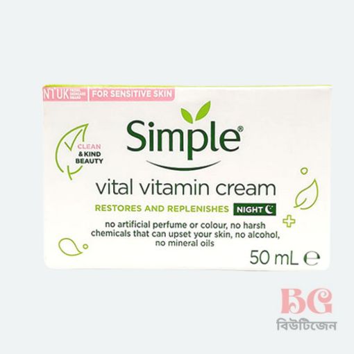 Picture of Simple Vital Vitamin night Cream 50ml