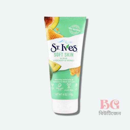 St Ives Soft Skin Avocado and Honey Scrub 170g