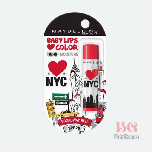 Maybelline Baby Lips Color Lip Balm Broadway Red
