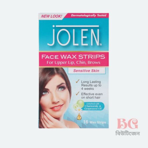 Jolen Wax Strips Sensitive Skin 16pcs