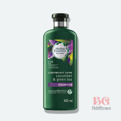 Herbal Essences Lightweight Shine Cucumber & Green Tea Shampoo 400ml
