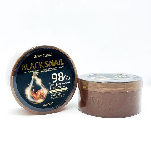 3W CLINIC Black Snail Natural Soothing Gel - 300g