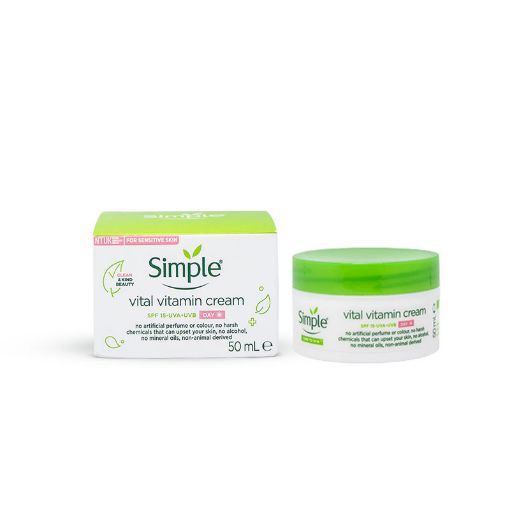 Simple Kind to Skin Vital Vitamin Day Cream SPF15 50ml