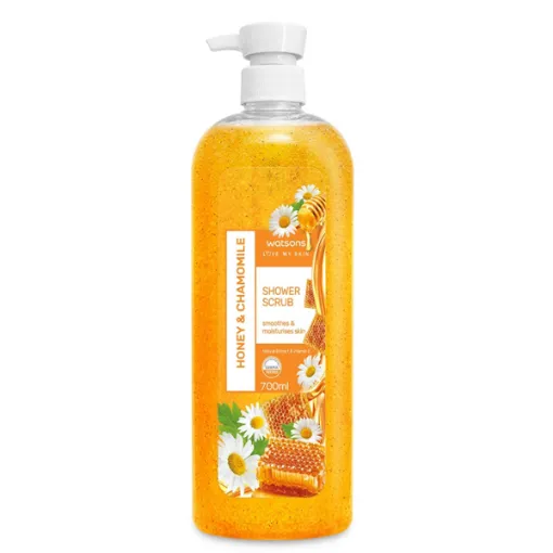 Watsons Shower Scrub Honey 700ml