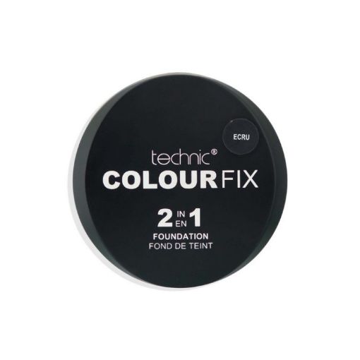 Technic Colour Fix 2 In 1 Pressed Powder & Cream Foundation Ecru