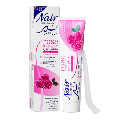 Nair Rose Fragrance Hair Removal Cream Legs & Body 110g