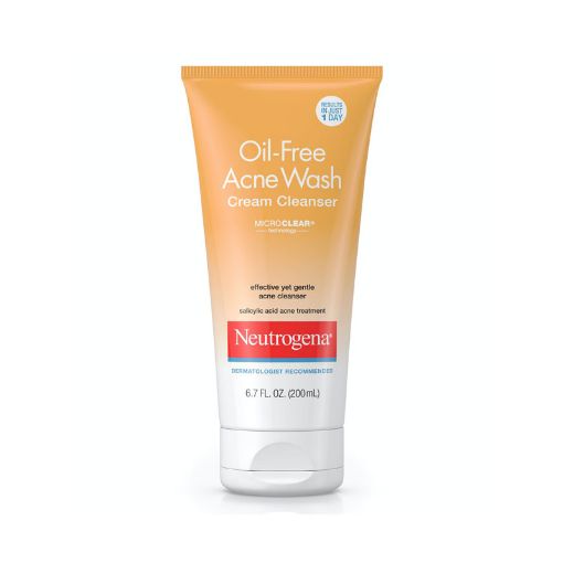Neutrogena Oil-Free Acne Wash Cream Cleanser 200ml