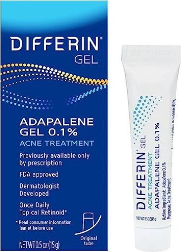 Differin® Gel Adapalene Gel 0.1% Acne Treatment 15g
