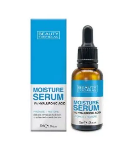 Beauty Formulas 1% Hyaluronic Acid Moisture Serum 30ml