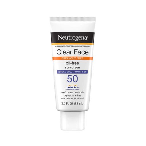Neutrogena Clear Face Oil-Free Sunscreen SPF50 88ml