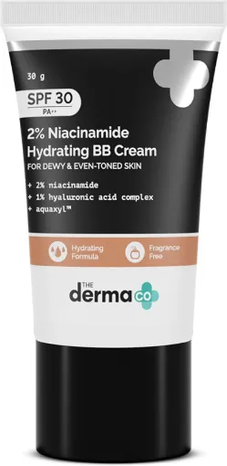 Picture of Derma co 2% Niacinamide Hydrating BB Cream with 1% Hyaluronic Acid Complex & Aquaxyl 30g 