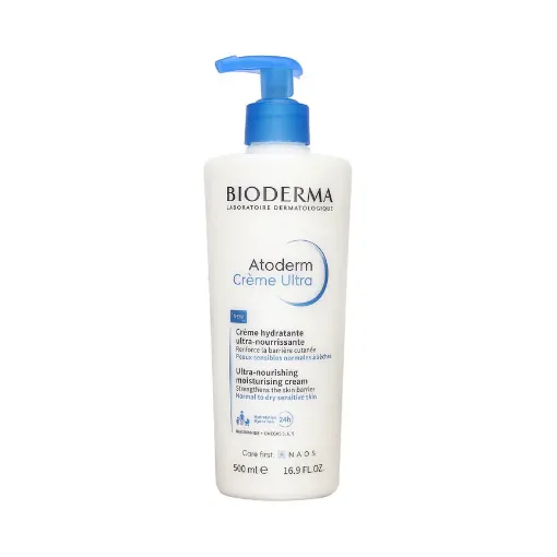 Bioderma Atoderm Ultra-Nourishing Cream for Normal to Dry Sensitive Skin 500ml