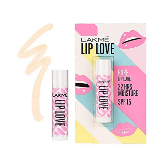 Lakme Lip Love Chapstick Pure lip balm spf 15 4.5g