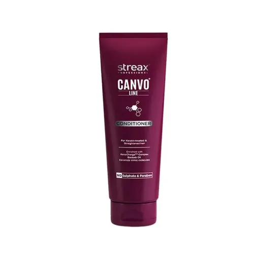Streax Professional Canvo Line Conditioner For Keratin Treated And Straightened Hair 240ml