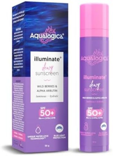 Aqualogica lluminate+ Dewy Sunscreen Spf 50+ 50g