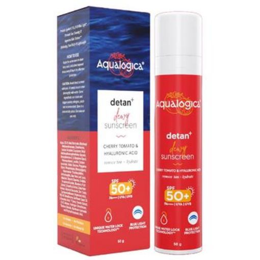 Aqualogica Detan+ Dewy Lightweight Sunscreen with SPF 50+ 50g