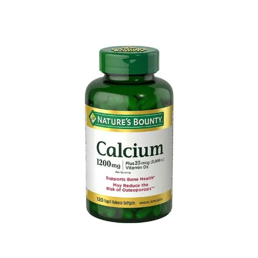 Nature’s Bounty Calcium 1200mg + Vitamin D3 – 120 Softgels