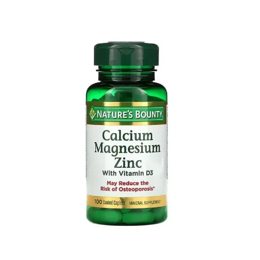 Nature’s Bounty Calcium Magnesium Zinc with Vitamin D3 – 100 Coated Caplets