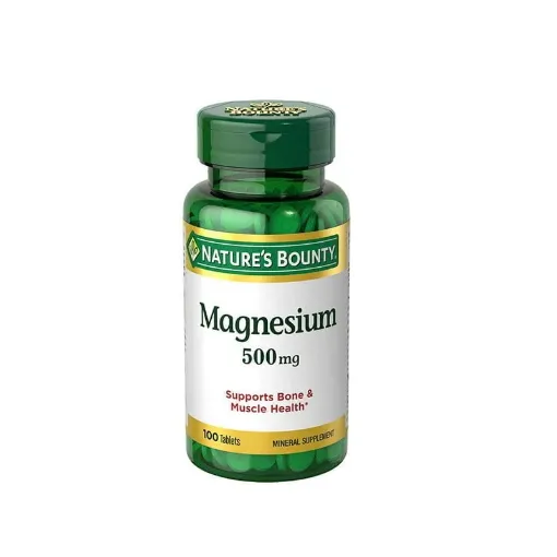 Nature’s Bounty Magnesium 500mg – 100 Tablets