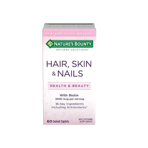 Nature’s Bounty Optimal Solutions Hair, Skin & Nails – 60 Coated Caplets