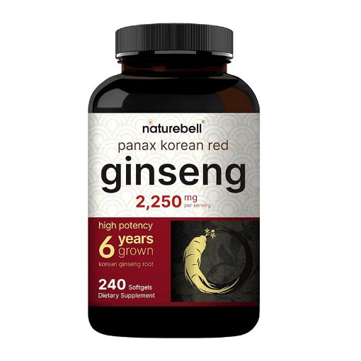 Picture of NatureBell Panax Korean Red Ginseng 2250mg – 240 Softgels