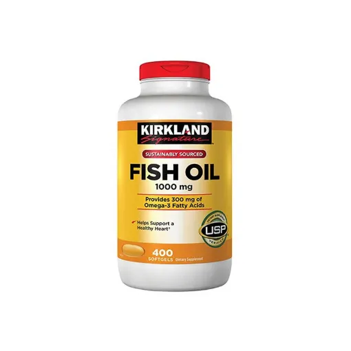 Picture of Kirkland Signature Fish Oil 1000mg with 300mg Omega-3 Fatty Acids – 400 Softgels