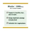 Picture of Nature’s Bounty Biotin 1000mcg – 100 Tablets