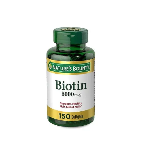 Picture of Nature’s Bounty Biotin 5000 mcg Rapid Release – 150 Softgels