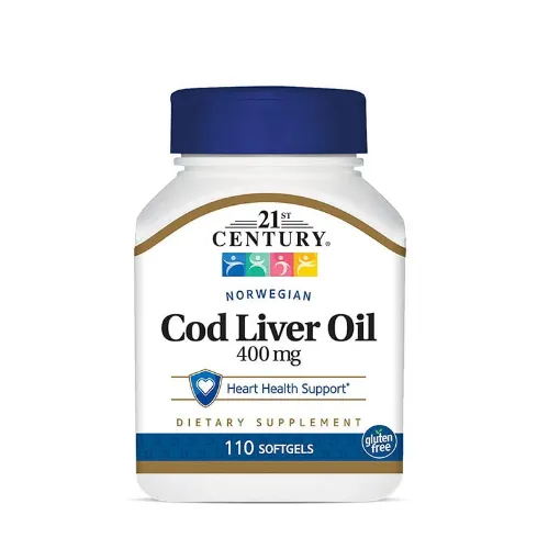 Picture of 21st Century Norwegian Cod Liver Oil – 110 Softgels