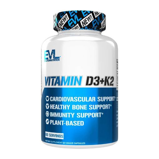 Picture of Evlution Nutrition Vitamin D3 + K2 60 – Capsules