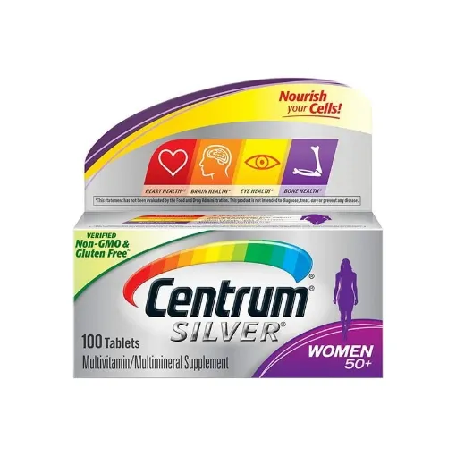 Picture of Centrum Silver Multivitamins for Women Over 50, Multimineral Supplement – 100 Tablets