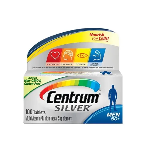 Picture of Centrum Silver Multivitamin for Men 50 Plus, Multivitamin/Multimineral Supplement – 100 Tablets