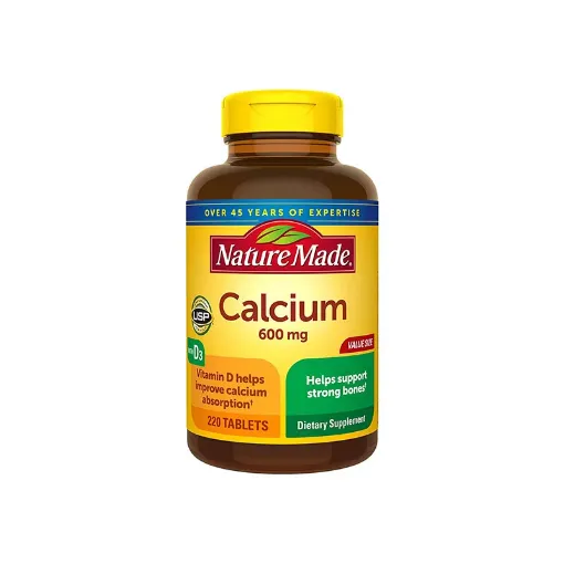 Picture of Nature Made Calcium 600 mg with Vitamin D3 – 220 Tablets