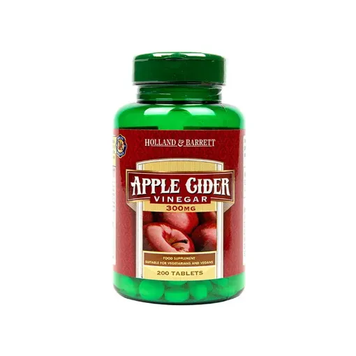 Picture of Holland & Barrett Apple Cider Vinegar 300mg – 200 Tablets