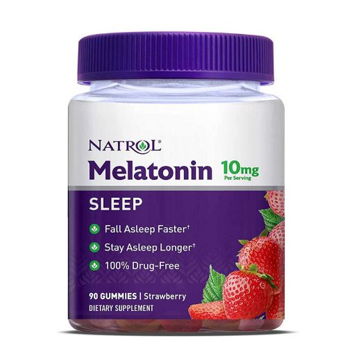 Picture of Natrol Melatonin 10mg Sleep Aid Gummies – Strawberry – 90ct