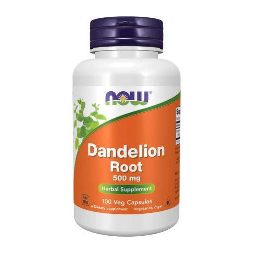 Picture of Now Dandelion Root 500 mg – 100 Veg Capsules