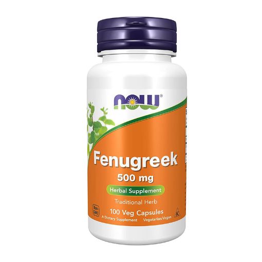 Picture of Now Fenugreek 500 mg -100 veg capsules