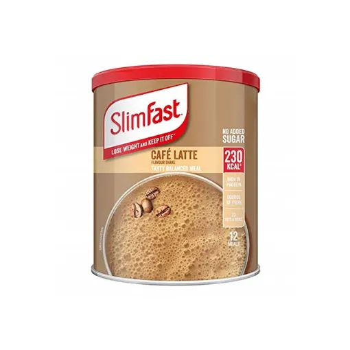 Picture of SlimFast High Protein Cafe Latte Flavour Powder – 375gm