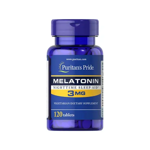 Picture of Puritan’s Pride Melatonin 3mg – 120 Tablets