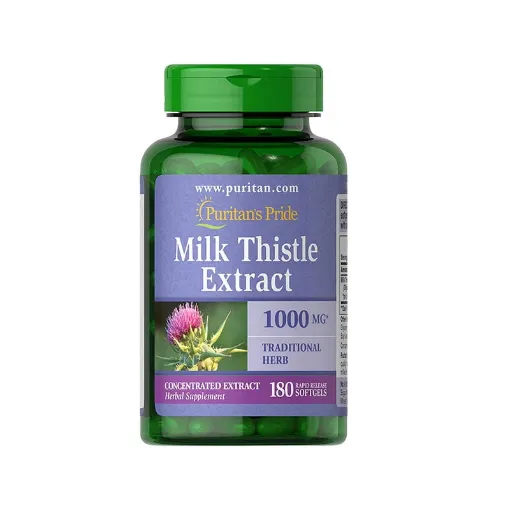 Picture of Puritan’s Pride Milk Thistle Extract 1000mg – 180 Softgels