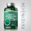 Picture of Piping Rock Organic Spirulina 1000mg – 300 Tablets