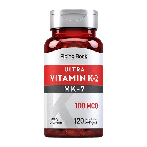 Picture of Piping Rock Vitamin K2 MK7 100 mcg – 120 Softgels