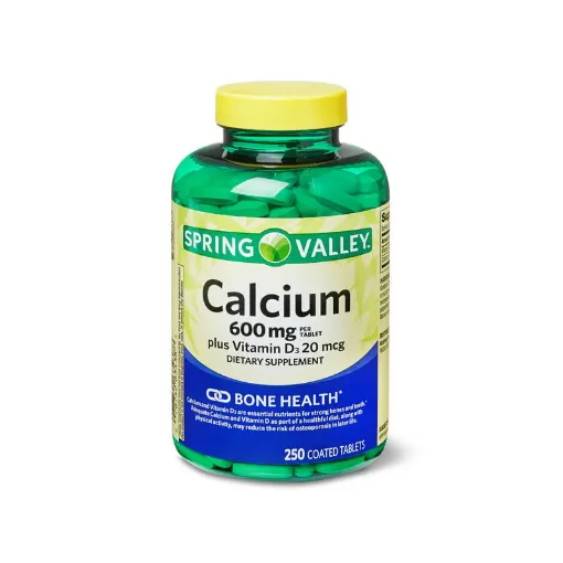 Picture of Spring Valley Calcium Plus Vitamin D3 20mcg 600mg – 250 count