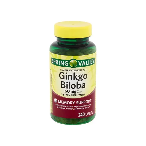 Picture of Spring Valley Ginkgo Biloba Extract 60mg – 240 Tables