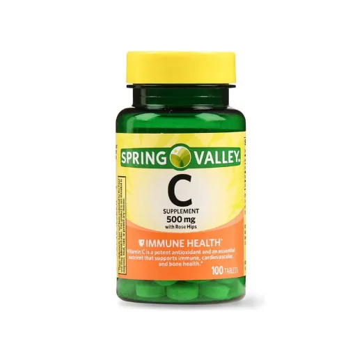 Picture of Spring Valley Vitamin C with Rose Hips Supplement 500mg – 100 Tablets