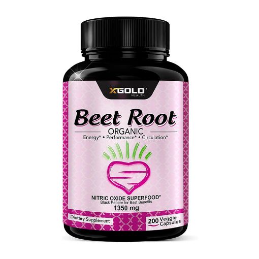 Picture of X Gold Health Beet Root 1350mg – 200 Veggie Caps