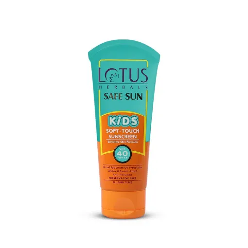 Picture of Lotus Herbals Safe Kids Soft-Touch Sunscreen SPF 40 80g