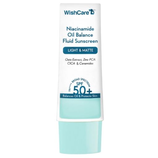 Picture of WishCare 5% Niacinamide Oil Balance Fluid Sunscreen SPF 50 PA++++ 50ml